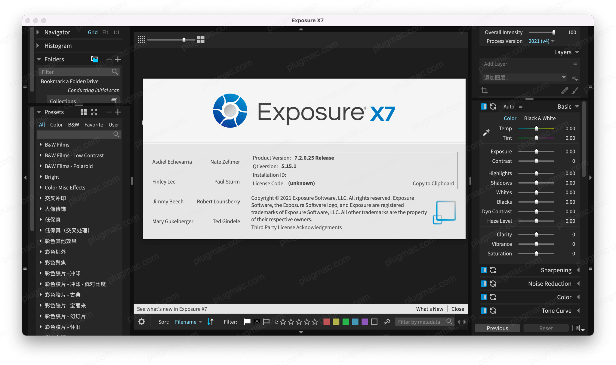 Exposure X7 v7.2.0.25 专业级 RAW 编辑与创意插件 - PlugMac