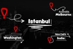 Videohive 地理位置标题模板