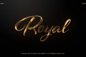 影视宝库金色标志开场模板